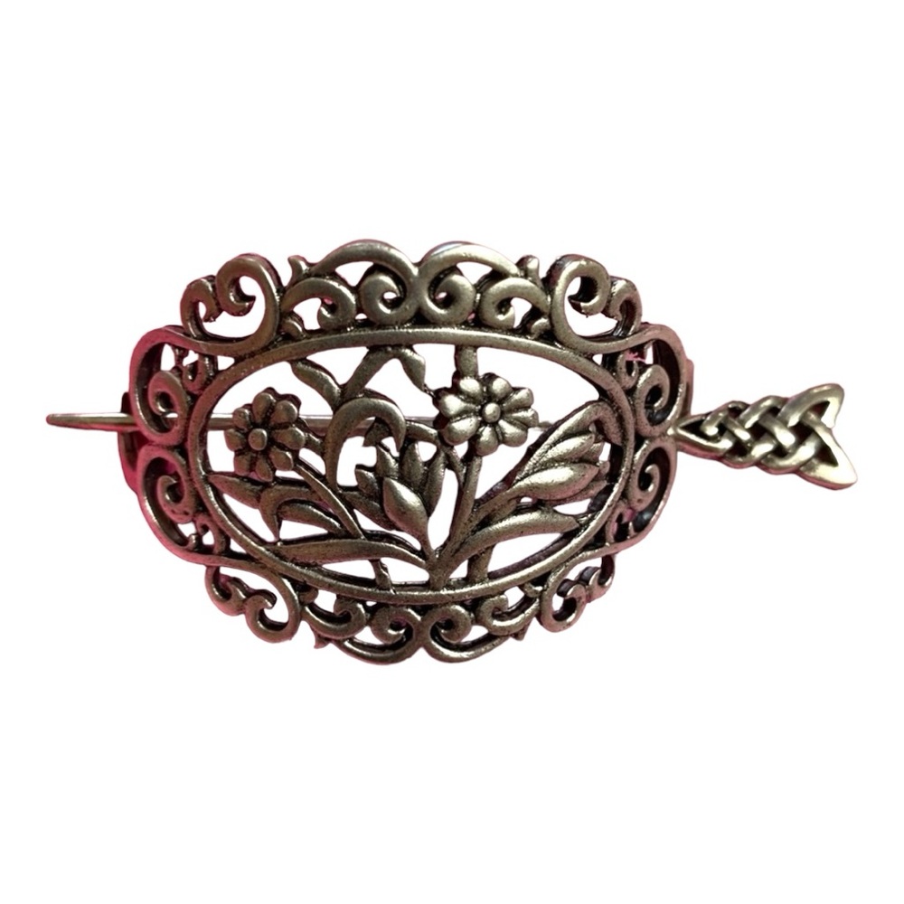Garden Metal Pony Tail Clip Barrette